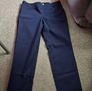 Van Heusen Navy Ankle Pants Size 10 NWT